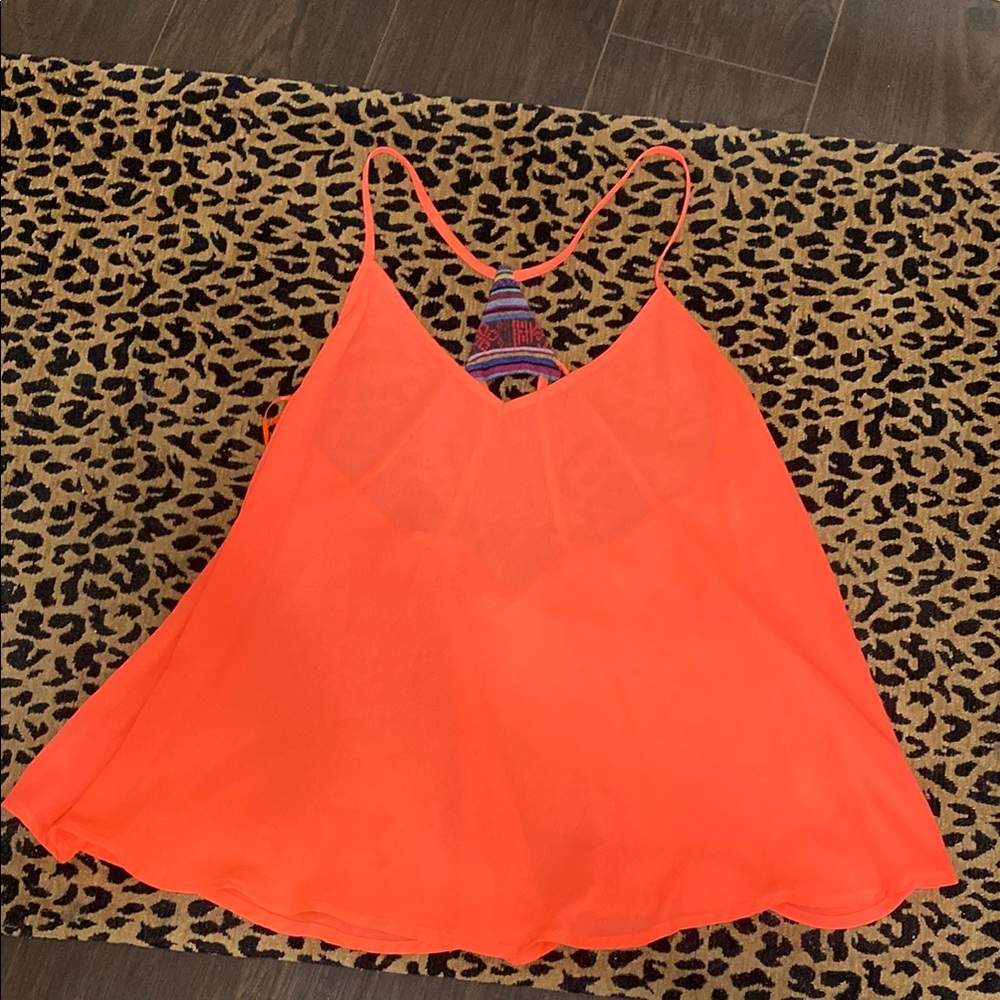 Vibrant Orange Women's Top
